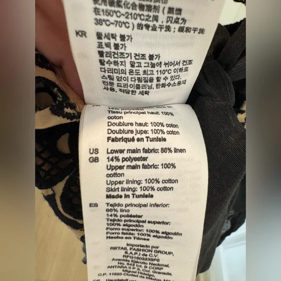 NWT Sandro Mathildana Eyelet Cutout Dress size FR 40 / US 8 - Picture 11 of 11